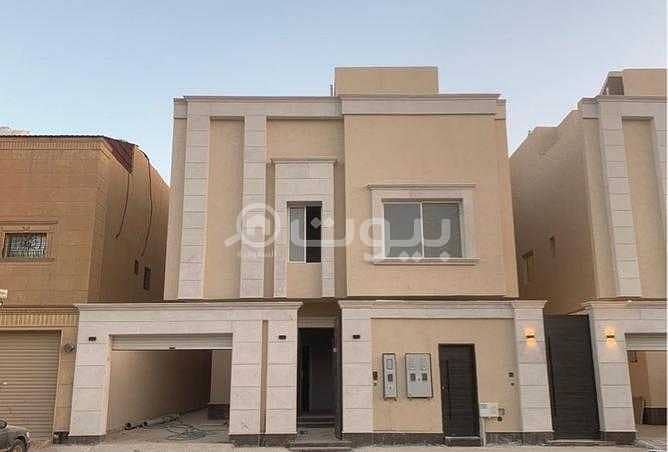 2 villas for sale an interior staircase with 2 apartments in Al Yasmin, North Riyadh