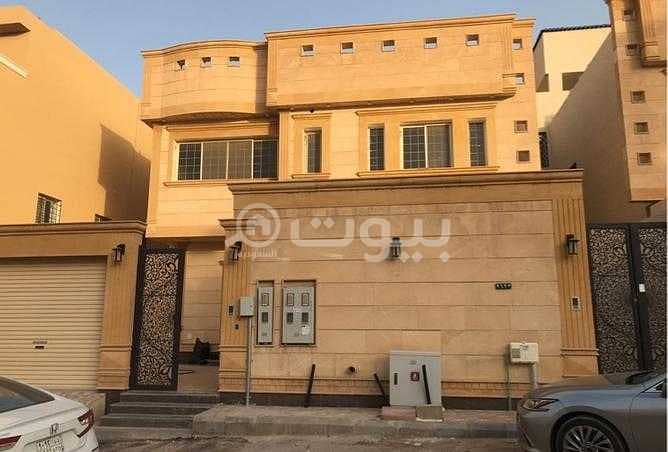 Villa staircase hall and 2 apartments for sale in Al Narjis, North Of Riyadh