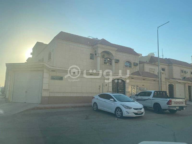 For sale a villa and 3 apartments in Ishbiliyah, east of Riyadh