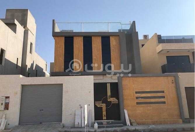 Modern villa with a park and Pool for sale in Al Malqa, north Riyadh