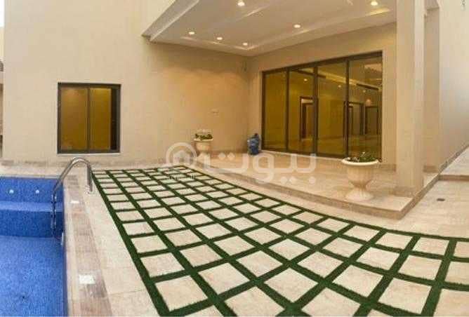 spacious villa with a park and Pool for sale in Al Malqa, north of Riyadh