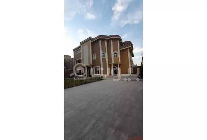 For sale a villa with istiraha in Al Malqa district, north of Riyadh
