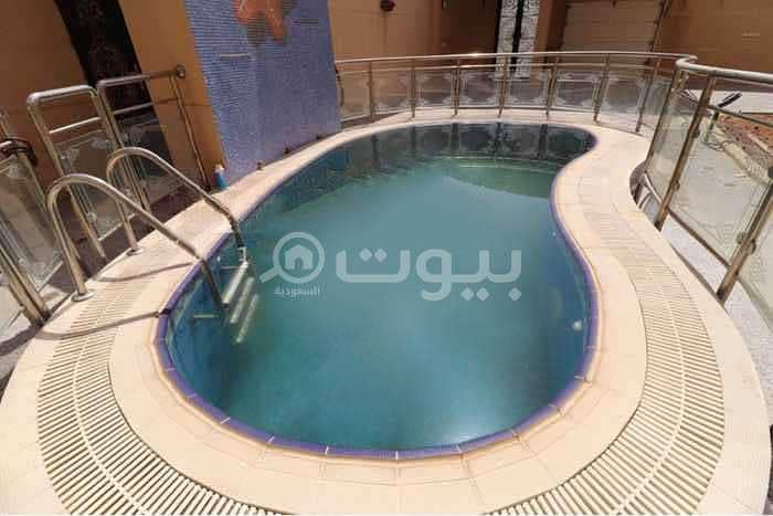 Luxury villa with pool for sale in Al Rabi district, north of Riyadh
