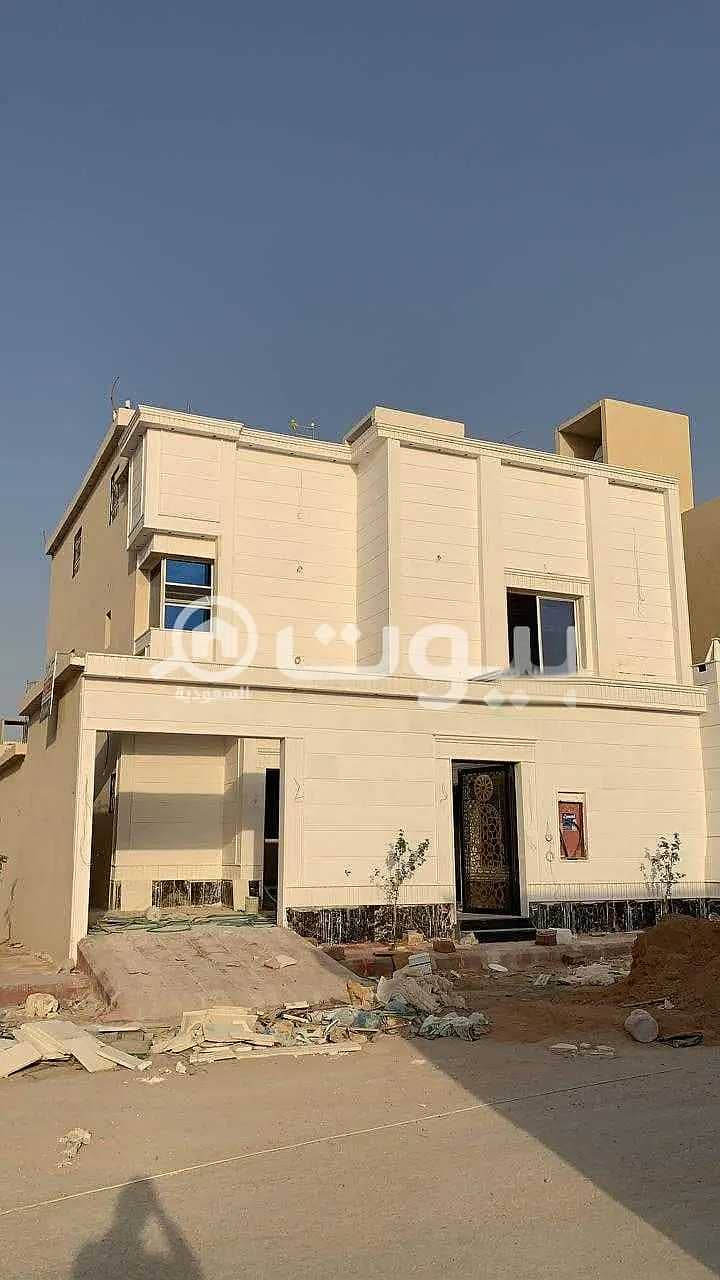 For sale villa with internal stairs in Al-Mousa, west of Riyadh | 300 sqm
