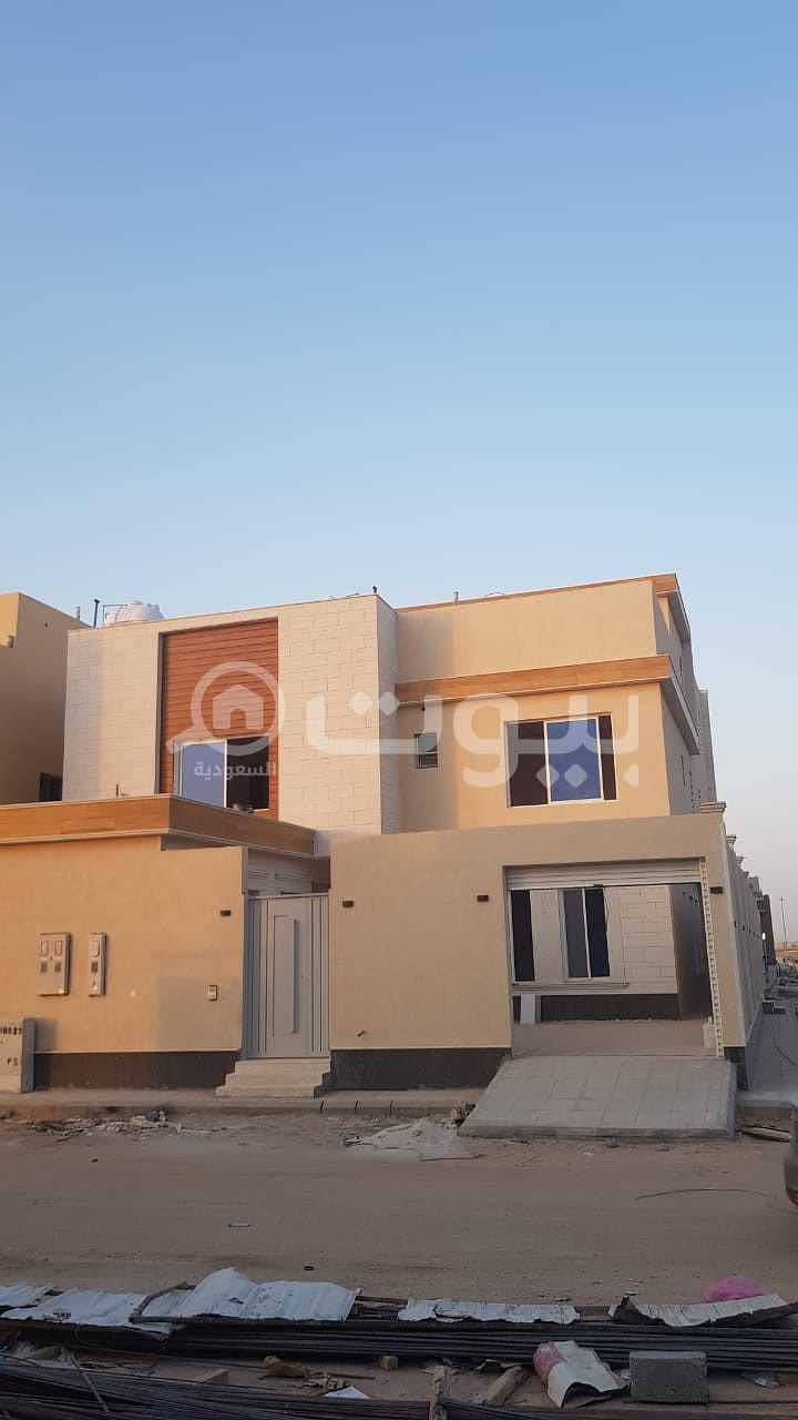 Corner villa | staircase hall and 2 apartments for sale in Al-Rimal, east of Riyadh
