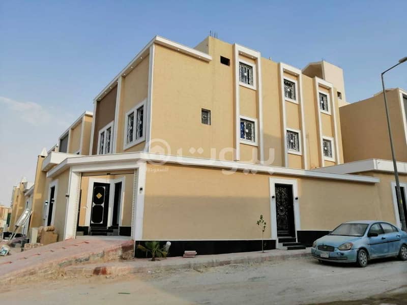 Luxury villa with stairs to the hall and an apartment for sale in Al Dar Al Baida, South Riyadh