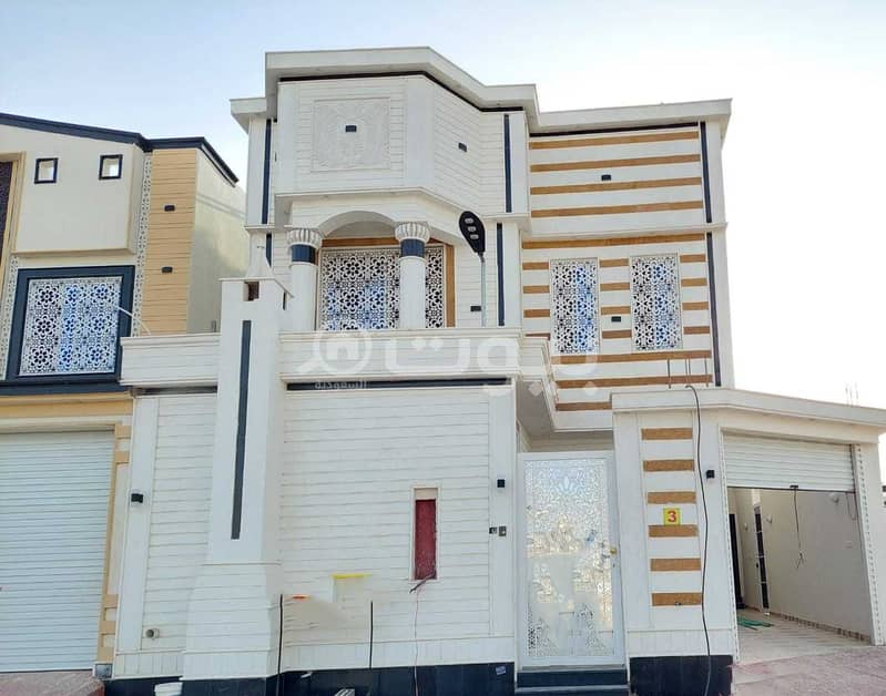 Corner villa with external annex for sale in Tuwaiq Al Mousa scheme, west of Riyadh