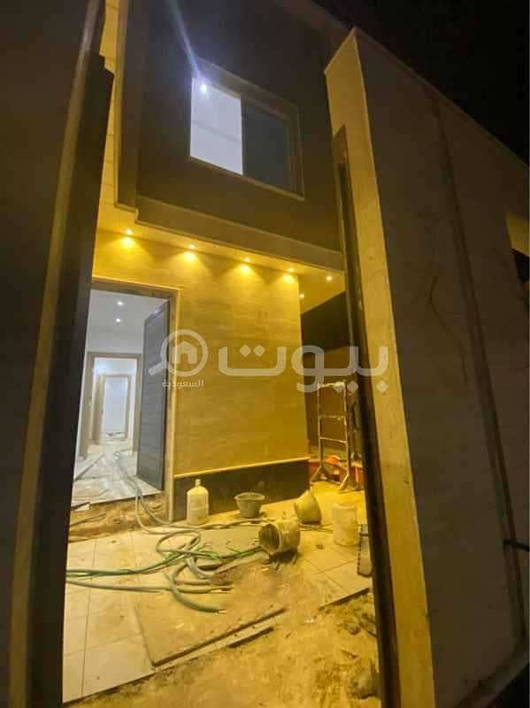 Villa staircase modern hall Al Arid district north of Riyadh