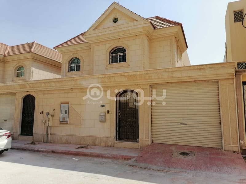 For rent a ground floor in Al Rawabi, East Riyadh