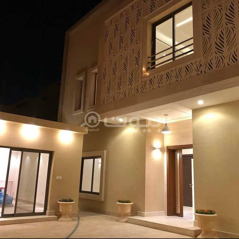 Villa with apartment for sale in Al Malqa district | North of Riyadh