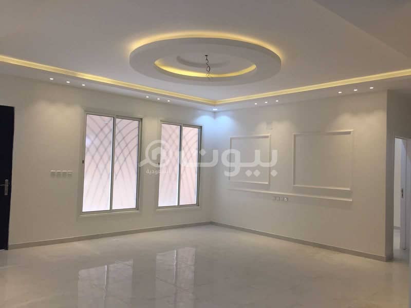 Villa staircase in the hall and two apartments for sale in Al-Rimal, east of Riyadh