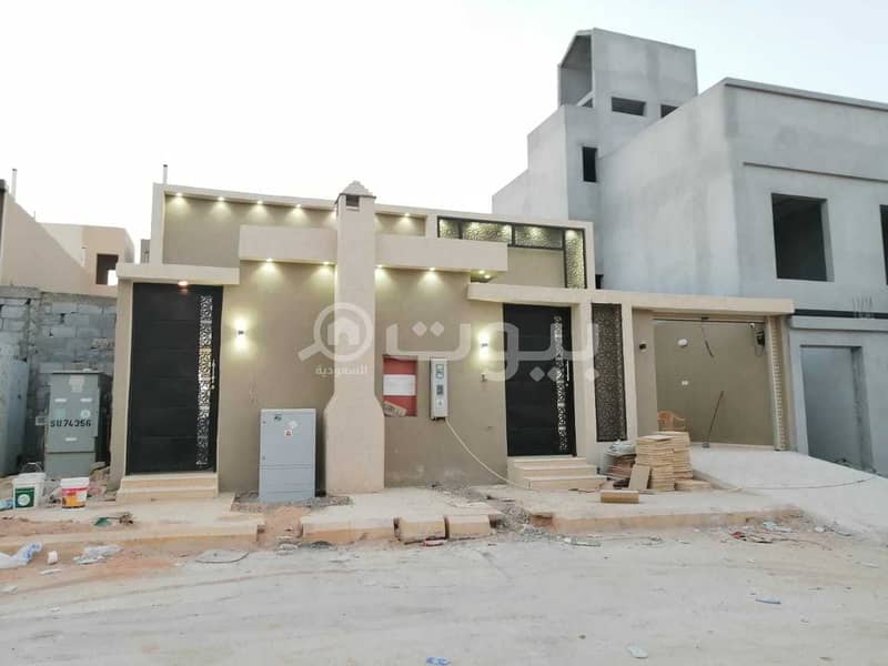 Villa floor with the possibility of establishing 3 apartments for sale in Taiba, south of Riyadh