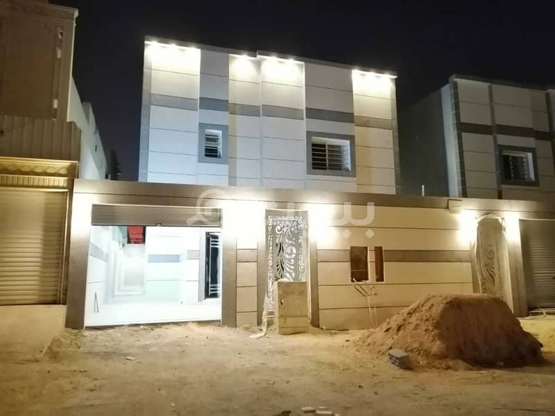 Luxury villa staircase hall and apartment for sale in Al Dar Al Baida, South Riyadh