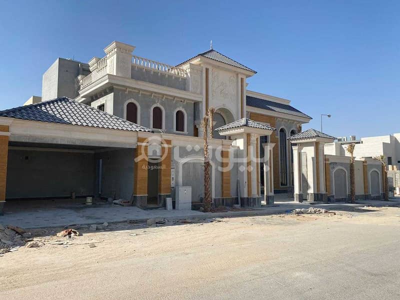 قصر بتصميم كلاسيكي للبيع في حي ملقا العجلان، شمال الرياض