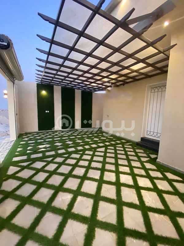 Villa staircase in the hall for sale in Al Mahdiyah district, west of Riyadh