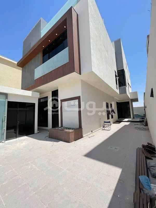 Luxury villa staircase hall and apartment for sale in Al Mahdiyah, West Riyadh