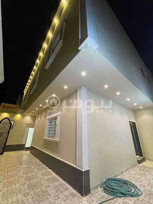 Villa | staircase in the hall and 2 apartments for sale in Al Mahdiyah, west of Riyadh