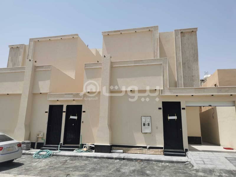 Stair villa and attached duplex apartment for sale in Al Yarmuk, East Riyadh