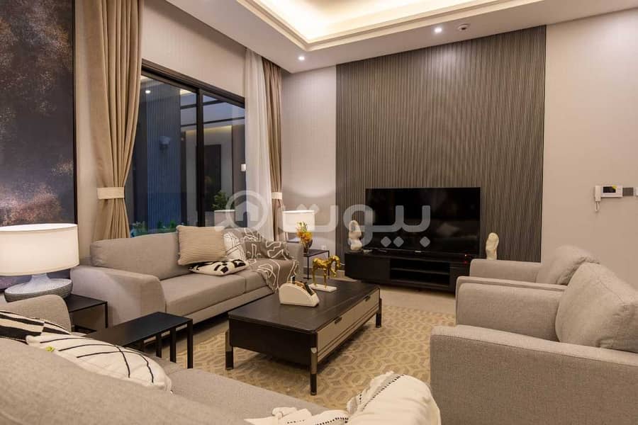 Luxurious apartment for sale in Makeen 27 in Al-Yasmin district, north of Riyadh