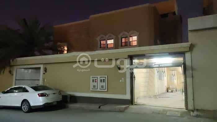دور علوي شبه جديد للإيجار في ظهرة البديعة، غرب الرياض