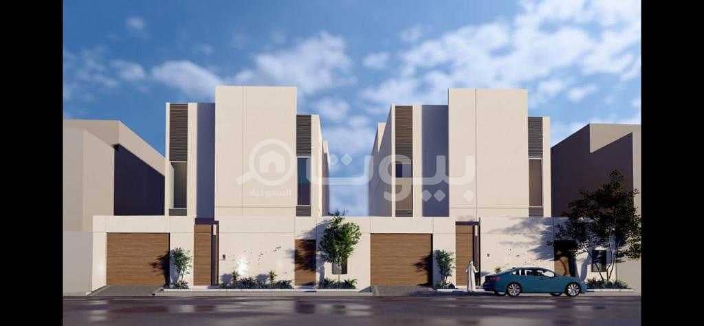 Modern villas with internal stairs for sale in Al Narjis, North Riyadh