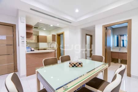 Studio for Rent in Riyadh, Riyadh Region - 2 Br fully furnished apartment in a new compound in central Riyadh. Size : 170sqm
