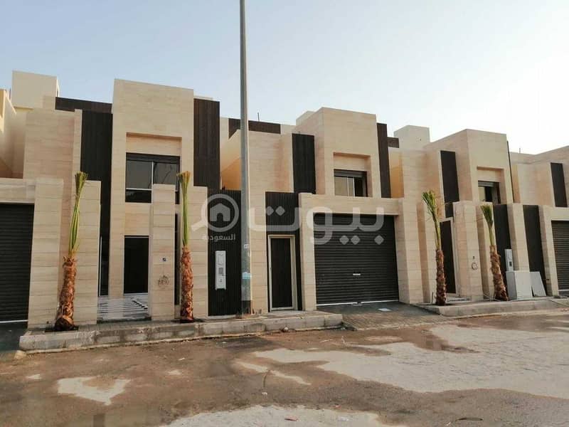6 villas with internal stairs for sale in Al-Qirawan district, north of Riyadh