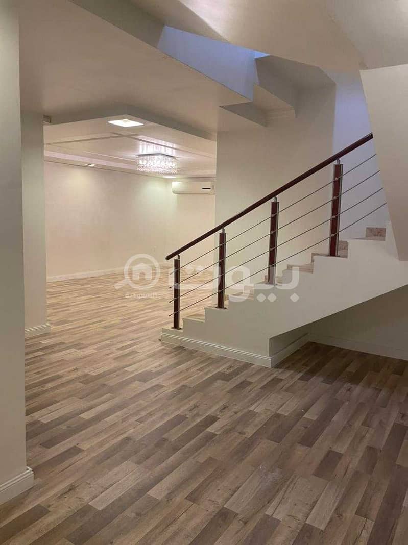 For sale a 2 -floors and apartment with a roof in Al Yasmin, North Riyadh