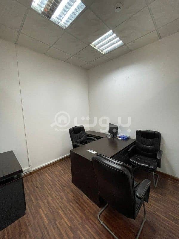 Furnished offices for rent in Al-Arid district, north of Riyadh
