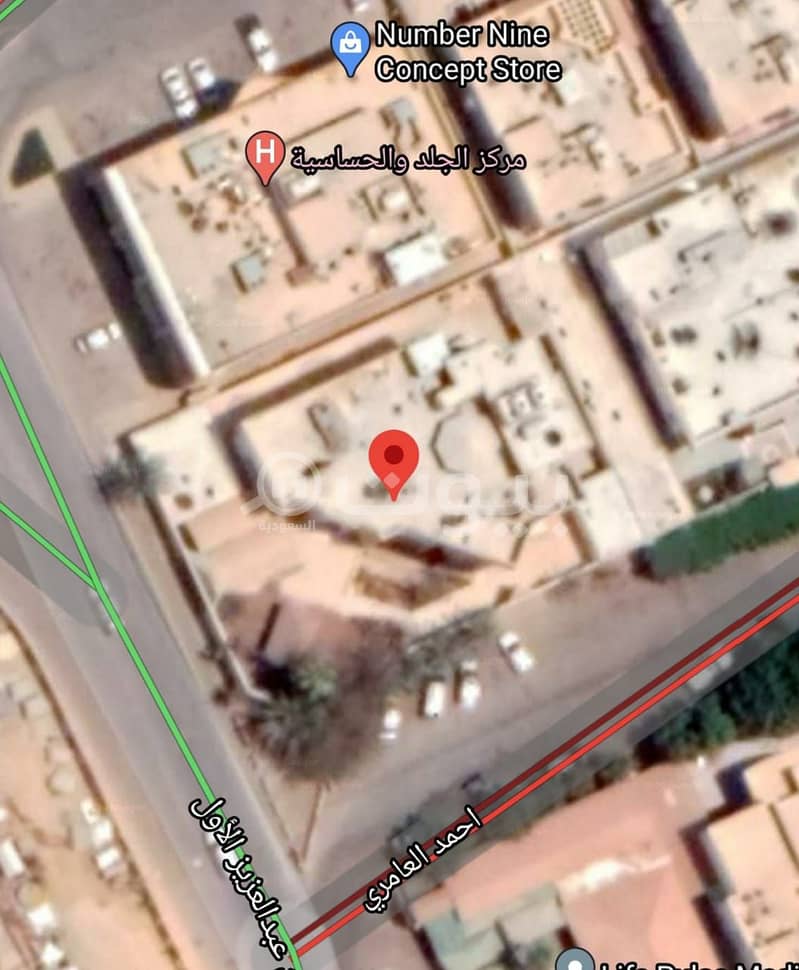 أرض تجارية | 1200م2 للبيع بالمحمدية، شمال الرياض