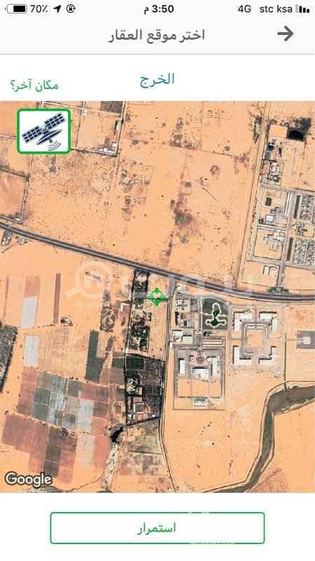 Commercial land for rent in Al Badiah, Al Kharj