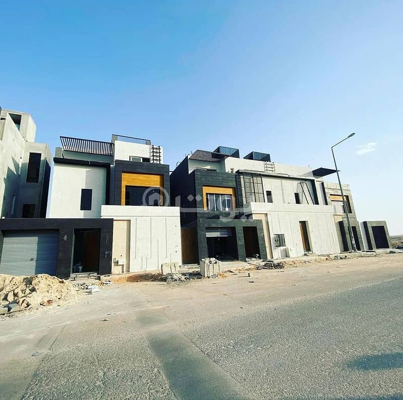 Villa staircase hall and luxury apartment for sale in Al Qirawan, North Riyadh