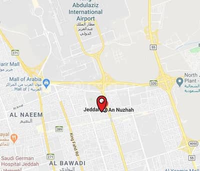 ارض تجارية  للبيع في جدة، المنطقة الغربية - أرض تجارية للبيع على 4 شوارع في حي النزهة - شمال جدة