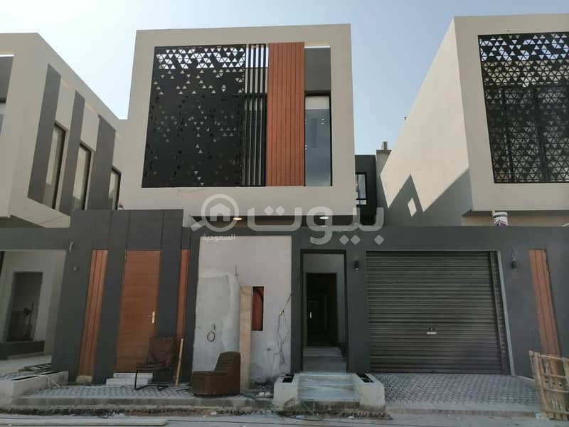 Modern independent duplex villa with a Pool for sale in Al Qirawan, North of Riyadh