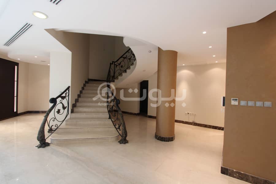 Villa | Stairs in the hall for sale in Al Yasmin, North of Riyadh