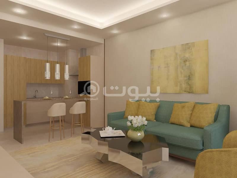 وحدات سكنية دوبلكس مفروشة مع سطح ومسبح بالسفارات للإيجار، غرب الرياض