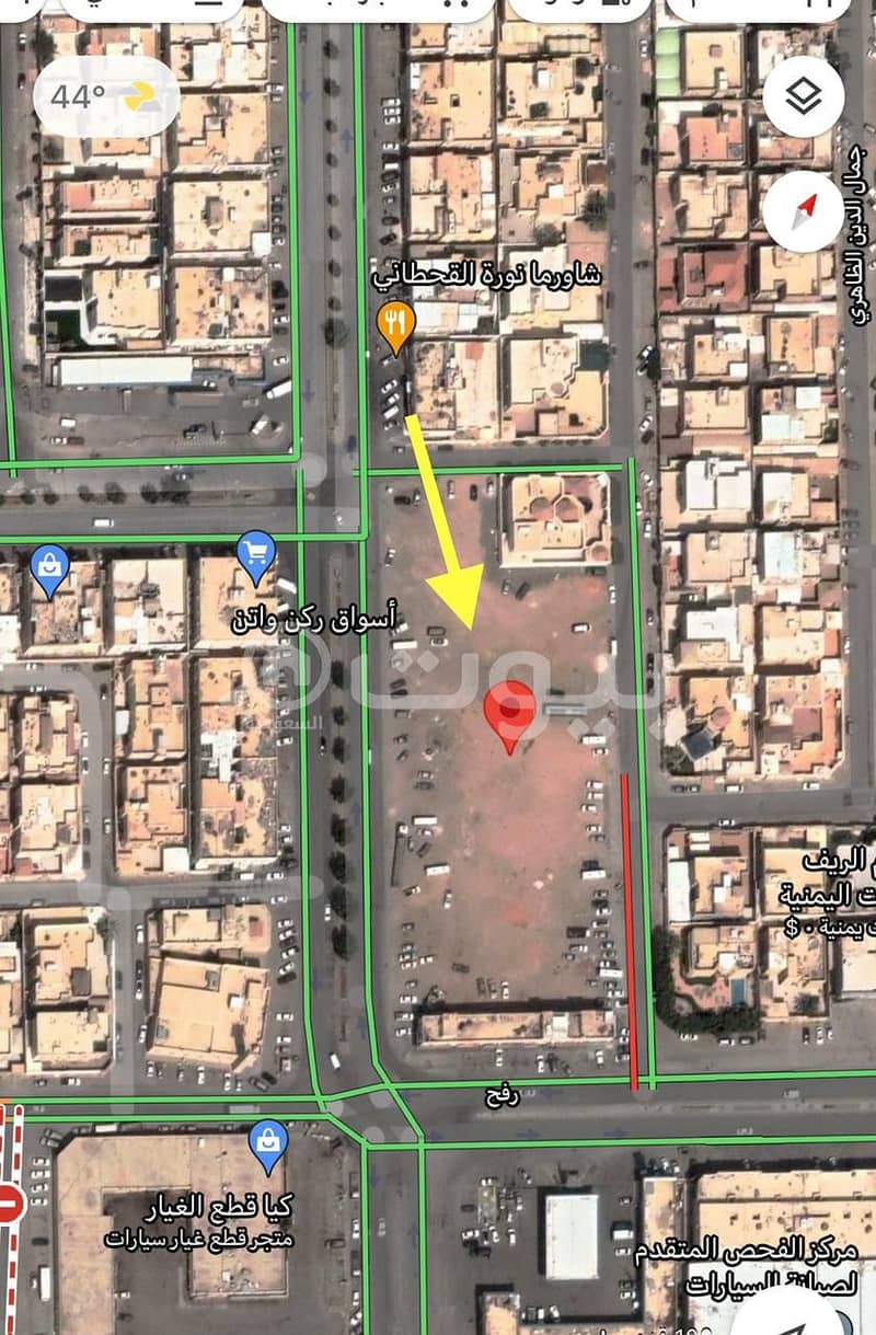 Commercial land for sale in Al Khaleej district, east of Riyadh | No. 1687