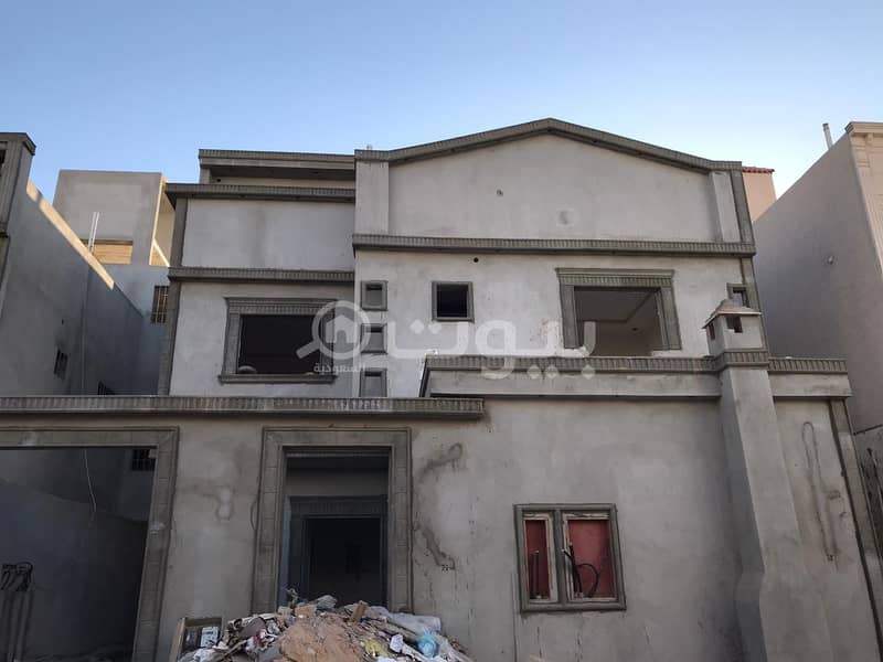 Villa | Stairs in the hall and 2 apartments for sale in Al Hazm, West Riyadh