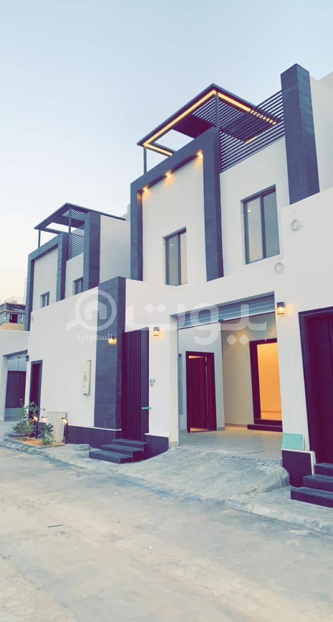 3 Modern Villas with park For Sale In Al Narjis, North Riyadh