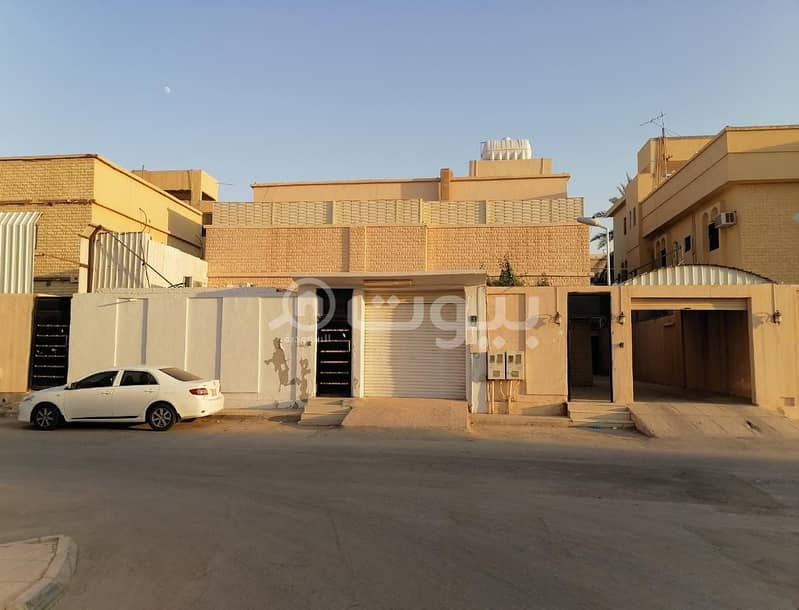 Villa for sale with park in Al Rawdah, east of Riyadh