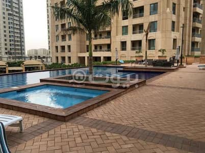 2 Bedroom Apartment for Rent in Jeddah, Western Region - Semi furnished apartment with annex to rent in Al Fayhaa district, north of Jeddah