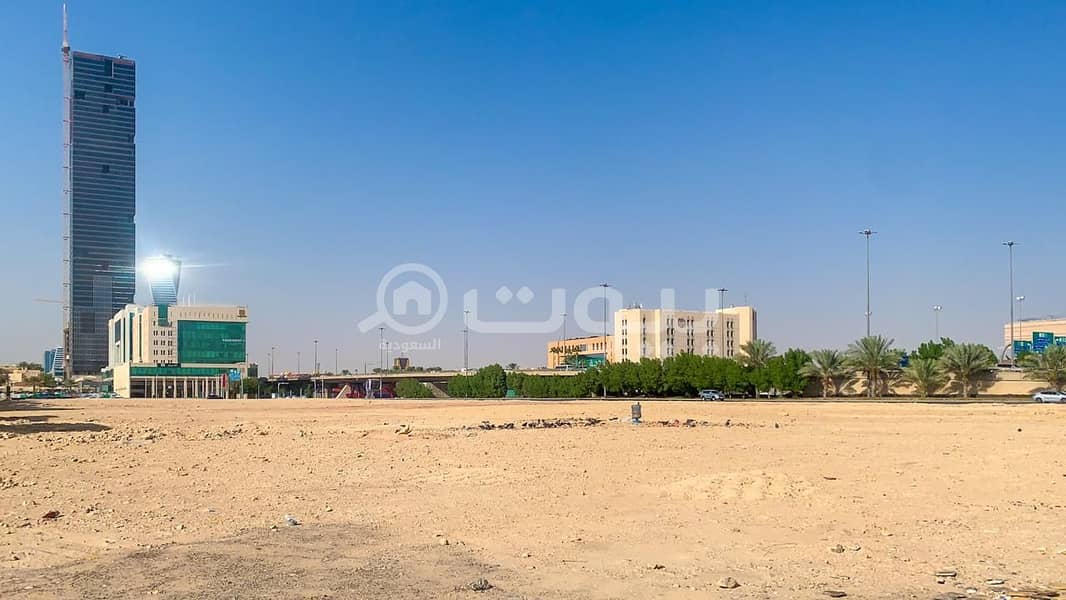 Land for sale on King Fahd Road, Al Rahmaniyah, north of Riyadh