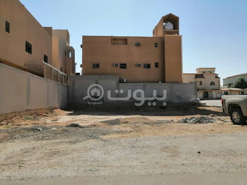 Corner residential land for sale in Al Hazm, West of Riyadh