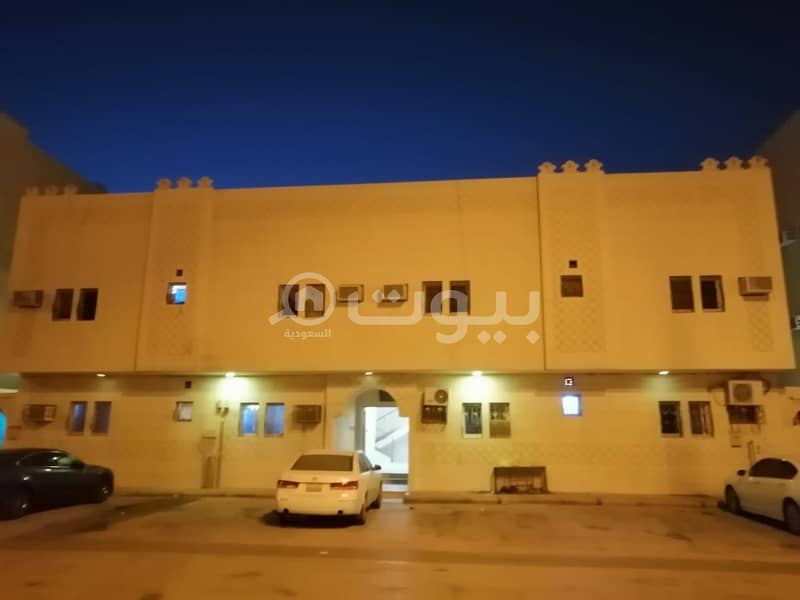 شقة دور أول للإيجار بالحزم، غرب الرياض