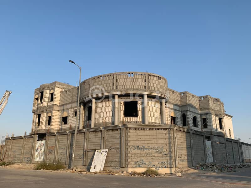 Villa under construction for sale in Al-Fardous scheme in Al Ahsa