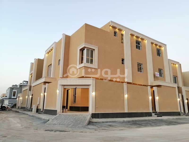 Villa with internal stairs and an apartment for sale in al Rimal, East Riyadh