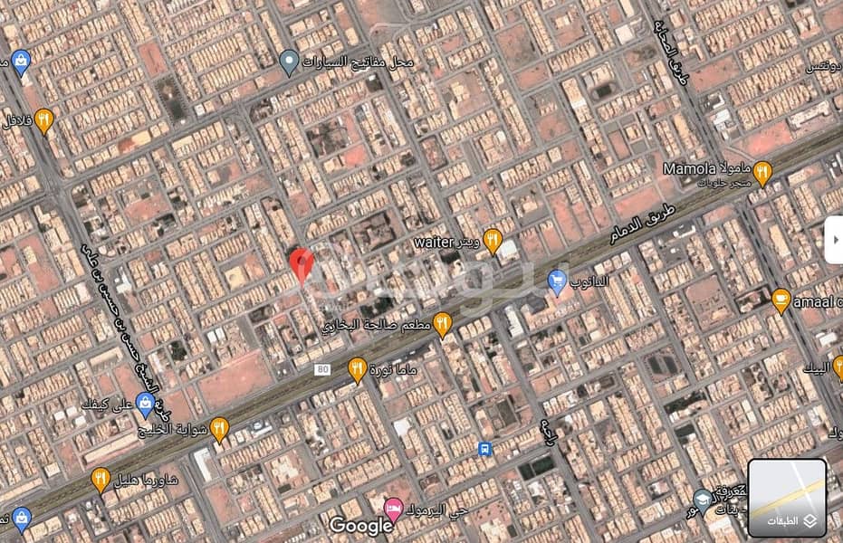 licensed corner residential land for sale in Al Munsiyah district, east of Riyadh