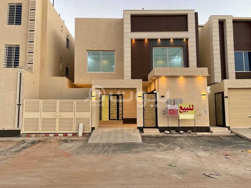 Villa with internal stairs and two apartments in Al Rimal, east of Riyadh