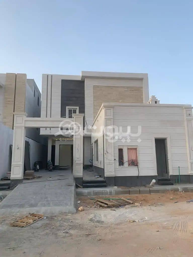 Two villas for sale in Al Rimal Al-Waha scheme, east of Riyadh