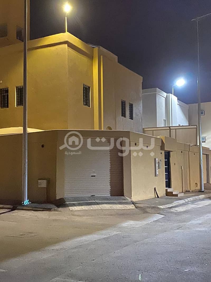 2 Floors villa for sale in Dhahrat Laban, west of Riyadh